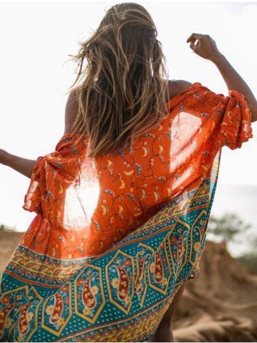 Arnhem Clothing Bohemian Kimono S